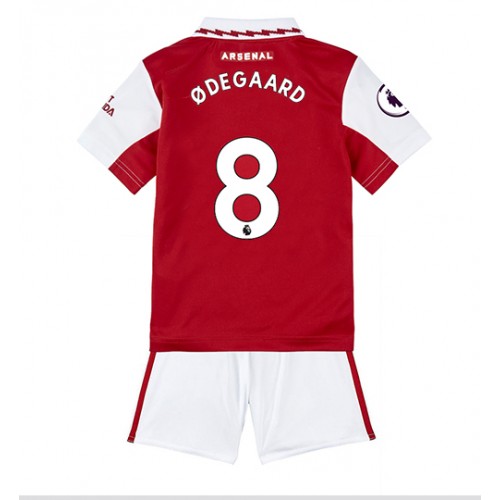 Dres Arsenal Martin Odegaard #8 Domaci za djecu 2022-23 Kratak Rukav (+ kratke hlače)